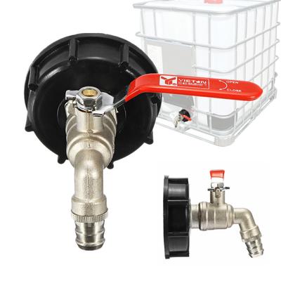 3/4''S60x6 Gewinde IBC Tank Wasserhahn Adapter Anschluss Ersatz Ventil Fitting Messing