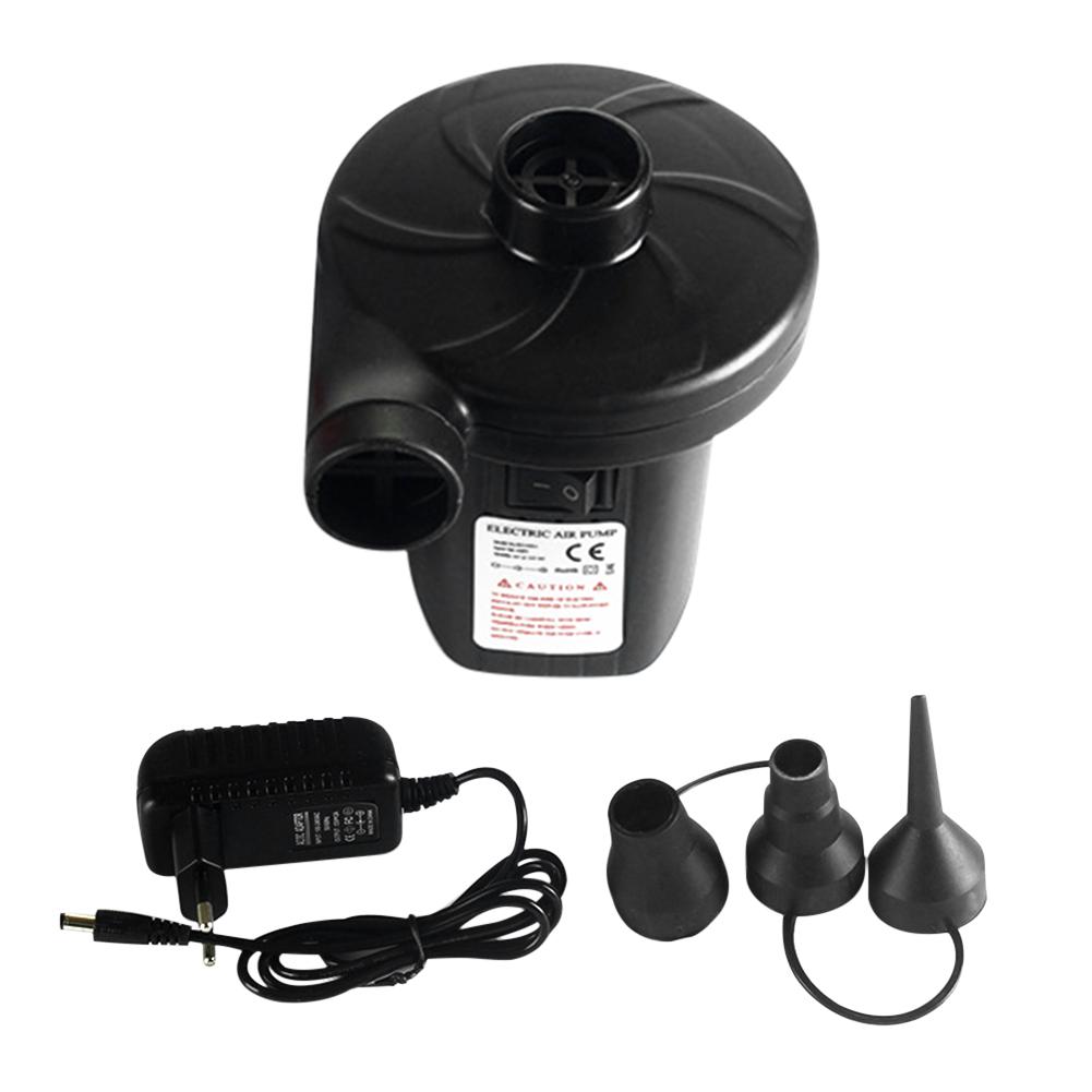 2 In 1 Inflatable Pump Quick-Fill Inflator Air Pump with Nozzles Household Lightweight Multipurpose for Mattress Swimming Pool