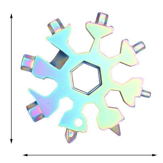 

Многофункциональный ключ-снежинка EDC Торцевой ключ Шестиугольный восьмиугольный комбинированный ключ Портативный инструмент Ключ из нержавеющей стали LM разноцветный