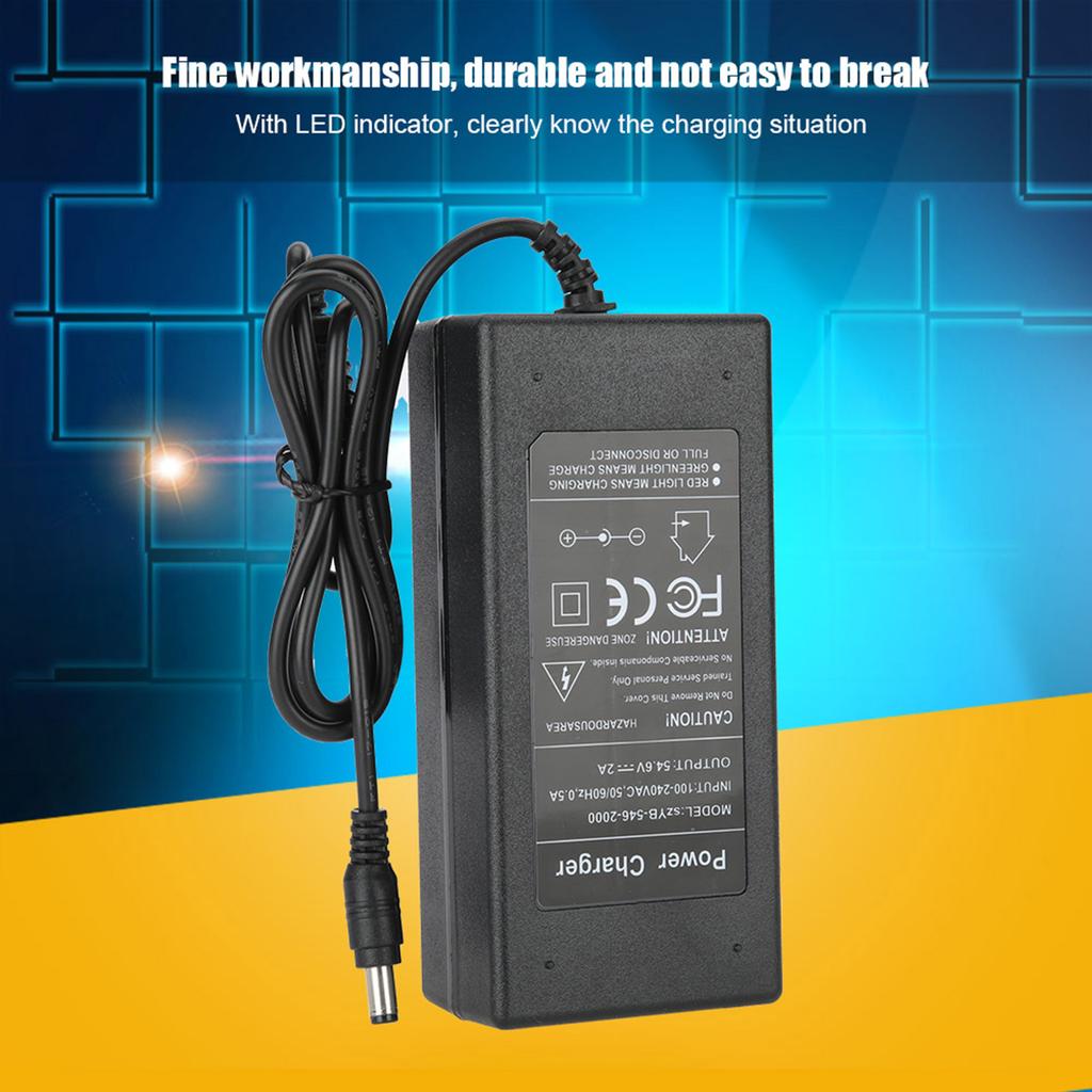 54,6V 2A Desktop-Netzteil Stromversorgungs-Wandler mit Kontrollleuchte