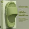 Summer Platform Cloud Slippers Women Comfy Solid Color Soft Sole EVA Pillow Slides female Couple Non Slip Beach Flip Flops