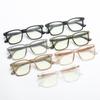 14511 Fashionable Men'S And Women'S Full-Frame Glasses Frame, Square Tr90-Meter Nail Anti-Blue Light Plain And Thin Flat Mirror