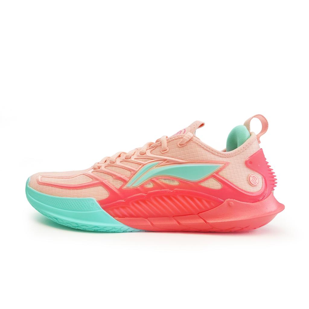 Li Ning Speed 12 Odolné proti oděru Tlumení Nízké Basketbalové boty Pánské Růžové ABAW035-3