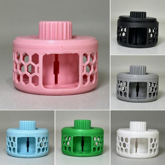 Tape Measure Organizer 3D Printed Hollow Visible Soft Measuring Tape Storage Box Portable Compact Universal Retractable Flexible Rule Holder