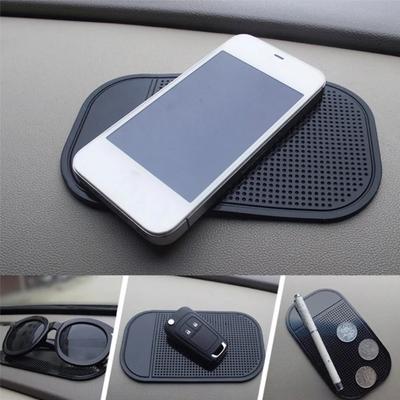 Car Dashboard Silicone Anti-Slip Pad Phone Storage Holder Car Interior Storage Non-Slip Sticky Pad Phone Mount