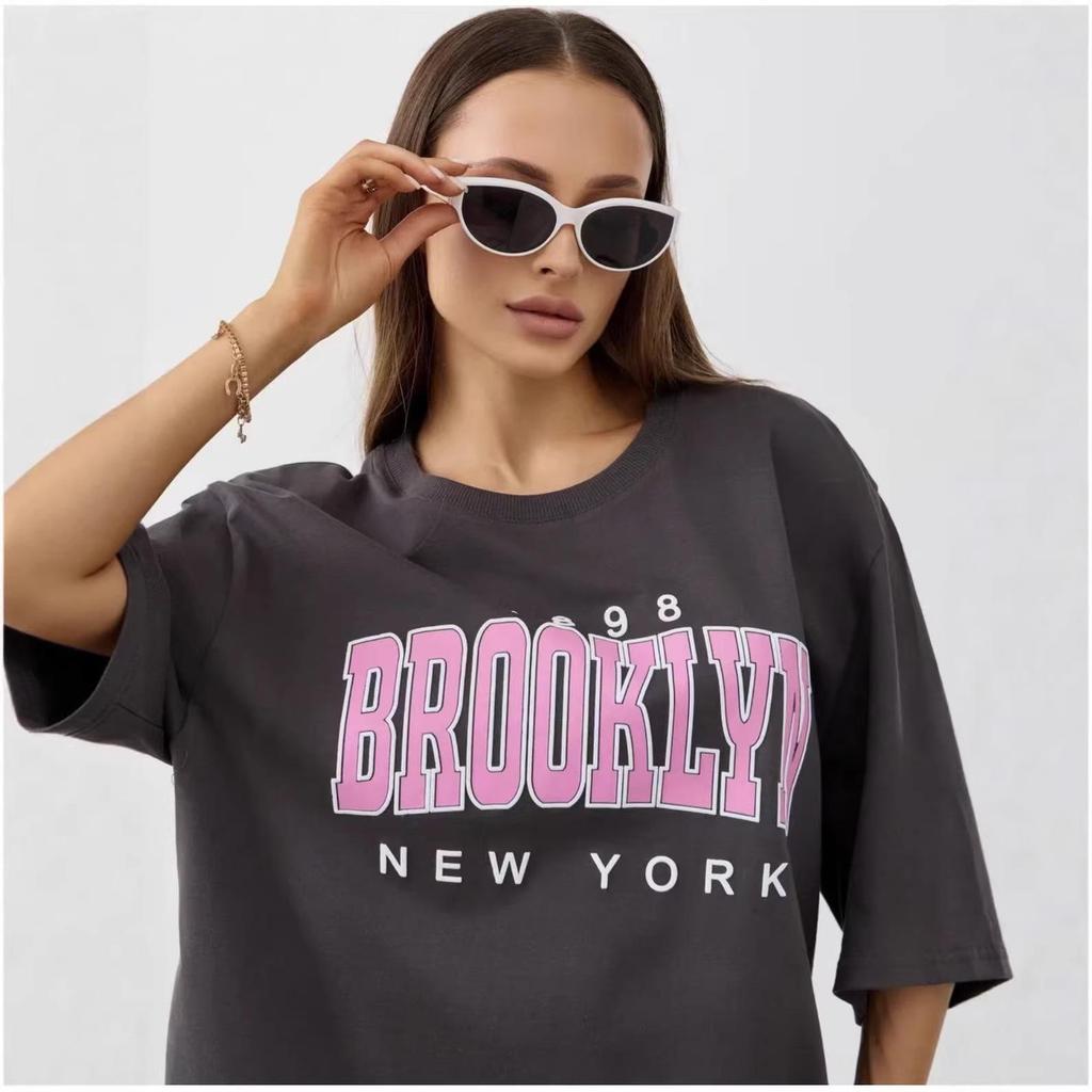 100% Cotton Women's Short Sleeve T-shirt - Versatile, Trendy, and Comfortable Summer 2026 Outerwear
