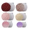 Large Silicone Candle Mold for DIY Flower Rose-Ball Shape Scented Candle Wax Mold Handmade Plaster Resin Soap Craft Mold