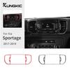 Carbon Fiber Style Interior Sticker for Kia Sportage 2017 2018 2019 LHD RHD Interior Panel