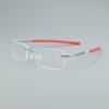 TAG Hezekiah Optical Glasses Frames Men Frameless Eyewear TR90 Eyeglasses Frame 0342 Square Myopia Retro Spectacle Women Reading