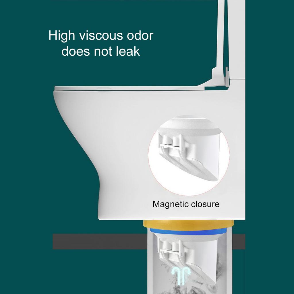Automatic Closing Toilet Flange Seal Rings Home Bathroom Essential Auto Seal Simple Installs for Odor & Pest Prevention