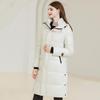 Women's Black Overcoats  Winter  Hooded Warm Down Cotton Jackets Women's Clothing Long Parkas  Thick Waterproof Coat