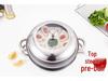 Stainless Steel Double-Layer Thickened Soup Steamer Pot - Multifunctional Household Cookware Gift