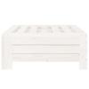 Base Cover for Parasol - VIDAXL - Solid Pine Wood - White - 63.5x63.5x26 Cm - Decorative