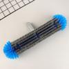 Aluminum Handle Swimming Pool Brush Head With Corner Cleaning Brush Semi-Spherical Bristles Pool Tile Scrubber Brush