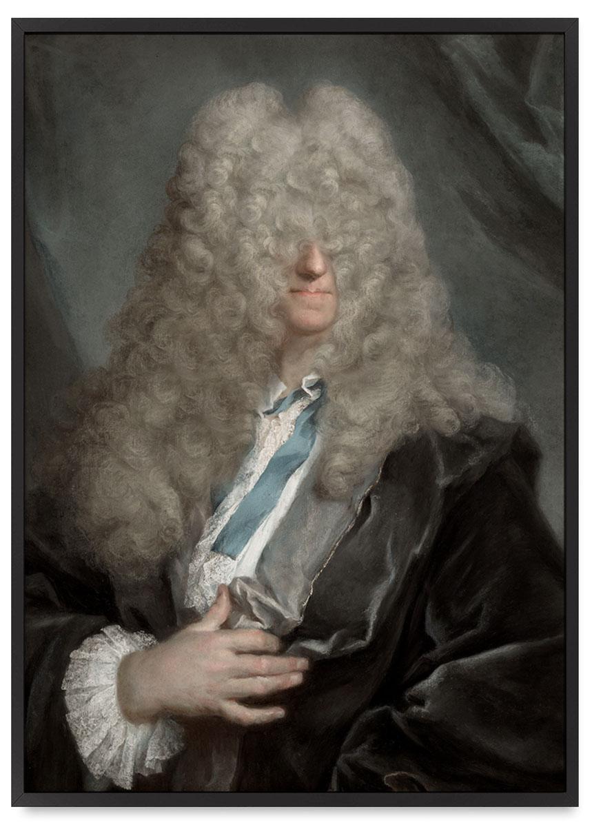 

Plakat portret długie włosy pop art 21x30 cm