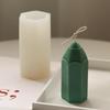 3D Pencil Shape Silicone Candle Mould DIY Cylindrical Aromatherapy Candle Soap Gypsum Resin Manual Candle Making Handmade Mold