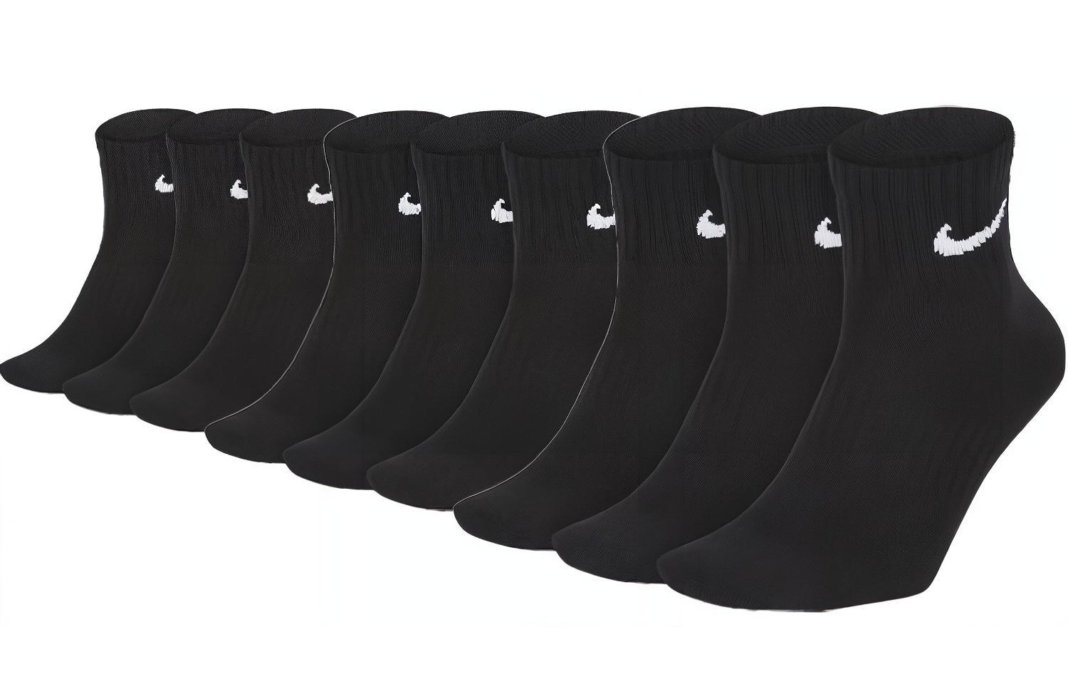 Nike Ankle Socks Unisex Combo Set Black SX7667-010 S