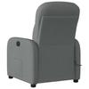 Vidaxl Foldable Massage Armchair, Dark Gray, Fabric Upholstered