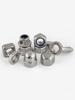 304 Stainless Steel Nut Set: Hex, Flange Lock, Wing, Cap, and Screw Nuts