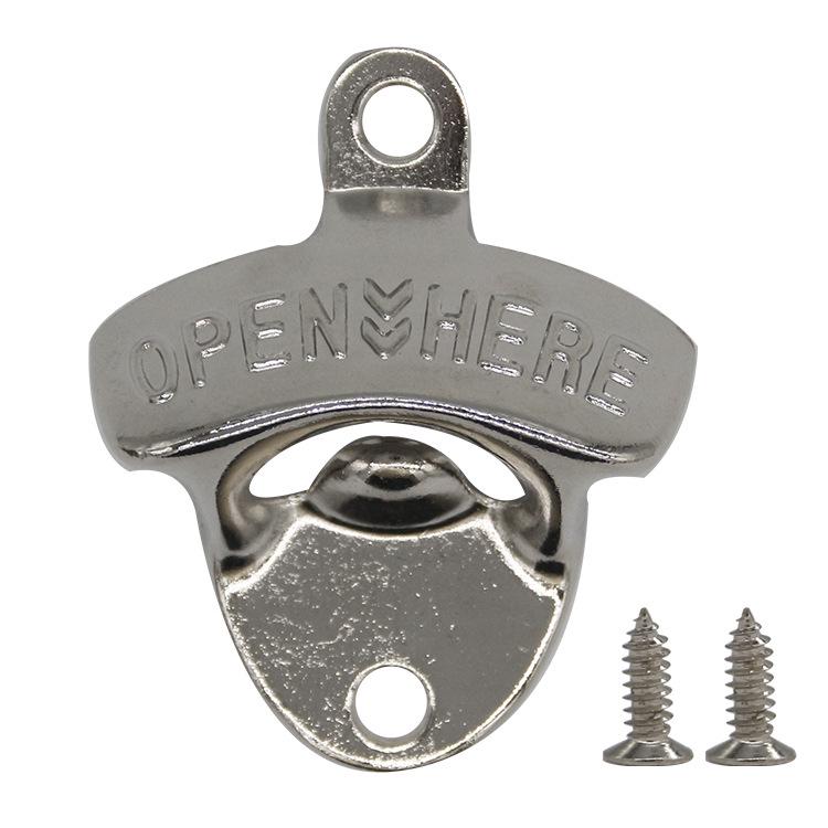 Antique Zinc Alloy Wall-Mounted Bottle Opener