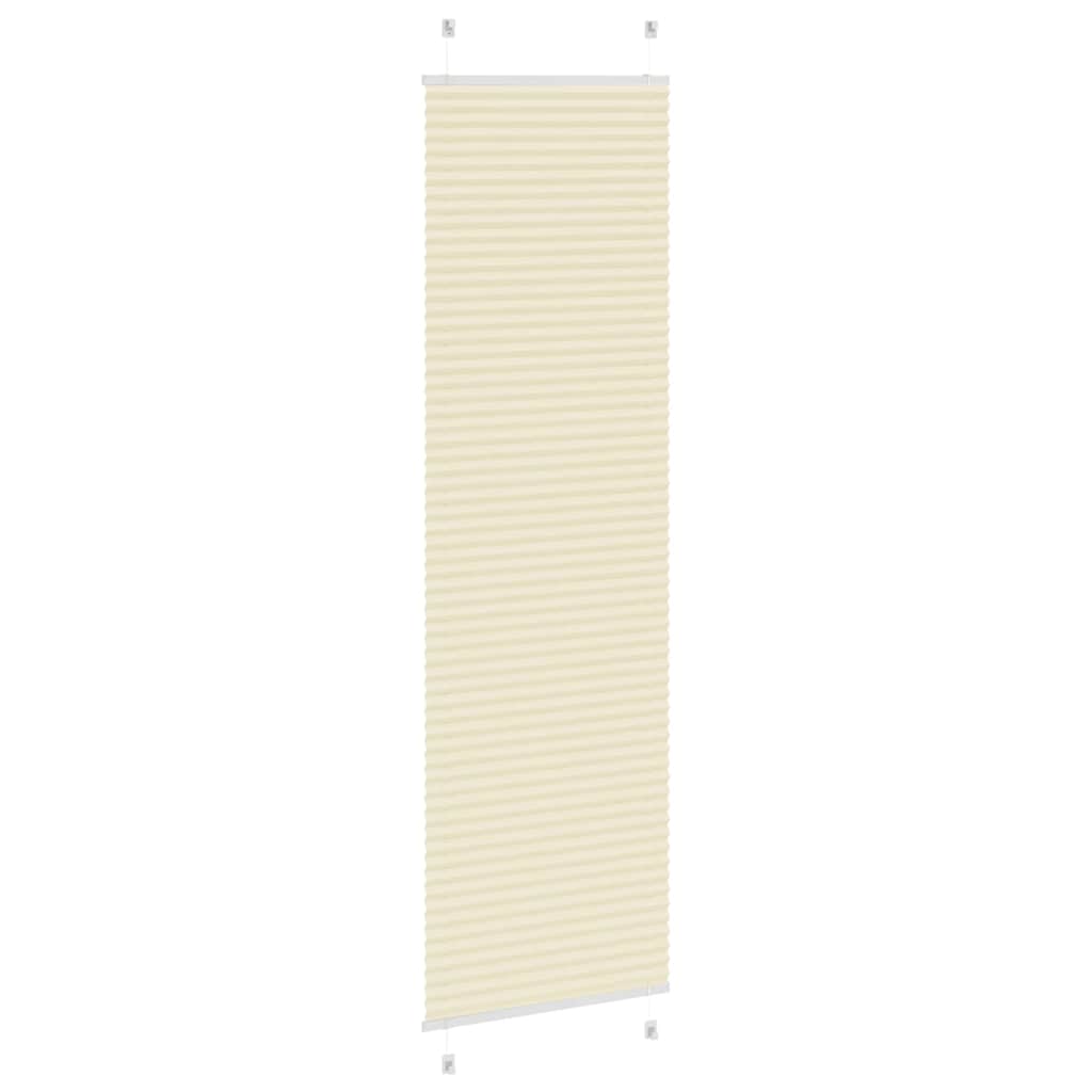 Cream Pleated Blind 60X200 Cm Fabric Width 59.4Cm