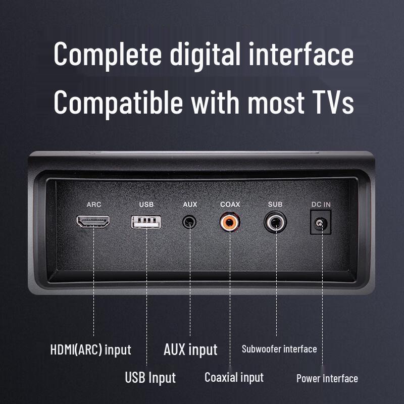 SANSUI 91W Home KTV Soundbar System