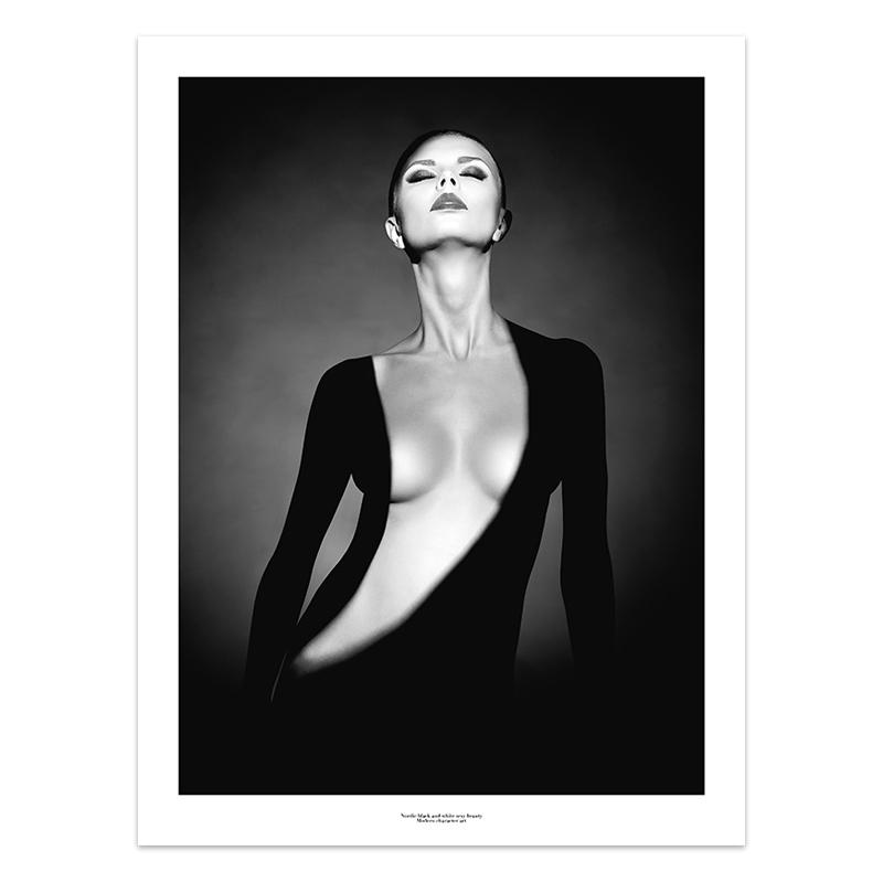 

Современная мода сексуальные женские настенные художественные постеры черно-белые девушки холст картины декоративные картины для гостиной домашний декор 21x30cm No Framed