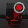 16 LED 14CM Car Round Truck Trailer Tail Lights Turn Signal Brake Stop Rear Running Reverse Lamp Red Yellow White 12V 24V
