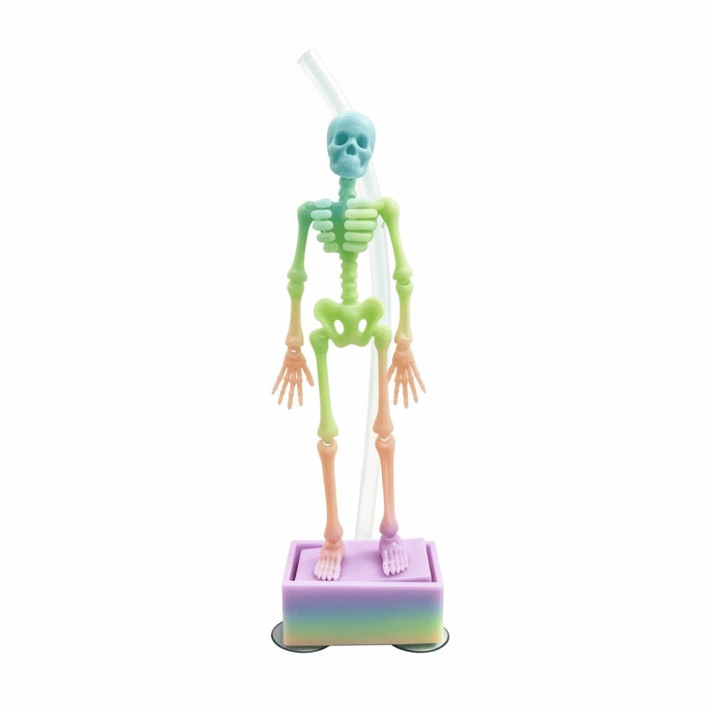 Bubble Driven Fish Tank Decoration Movable Joints Luminous Skeleton  Aquarium Hobbyist