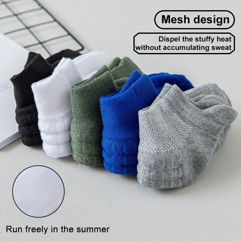 Meias de Verão Respiráveis para Homem Tendência Levantamento de Orelha Basquetebol Meias Curtas para Homem Absorção de Suor Meias Respiráveis de Verão