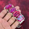 Pink Triplet Opal Bracelet, 925 Solid Sterling Silver Gemstone Jewelry, Handmade Bracelet, For Thanksgiving