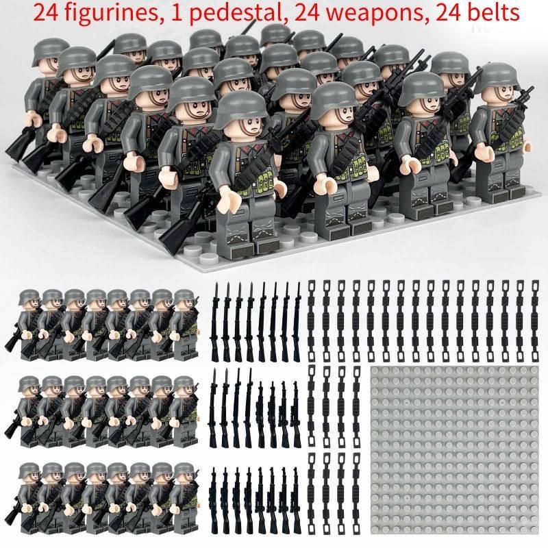 Small Particle Soldier Building Blocks Durable Abs Plastic Construction