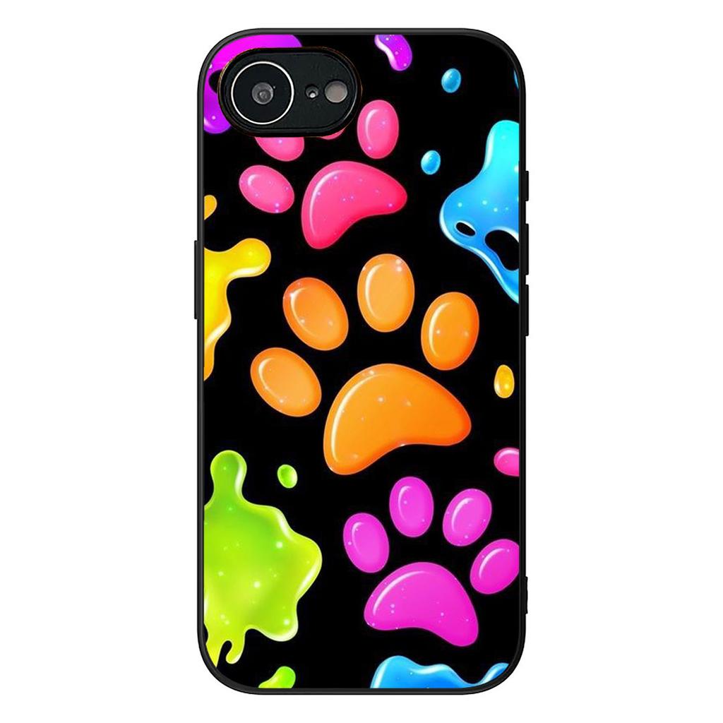 Cute Dog Cartoon Paw Cat Protective Cover for Apple iPhone 12 13 Mini XS 11 Pro Max 7 8 Plus XR SE 2022 SE3 + 8+ Phone Case