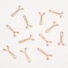 Wholesale 12pcs/Bag Scarf Clip Brooch Pins Solid Color Decorated Accessories For Women U-Shaped Hijab Scarf Pins Clip 2.3*1.5cm