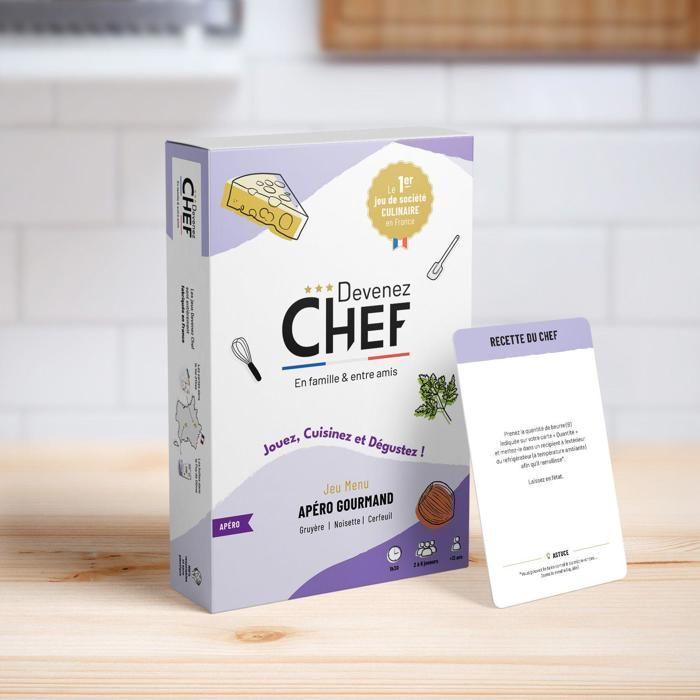 Devenez Chef - Jeu de société culinaire - Menu Apéro gourmand