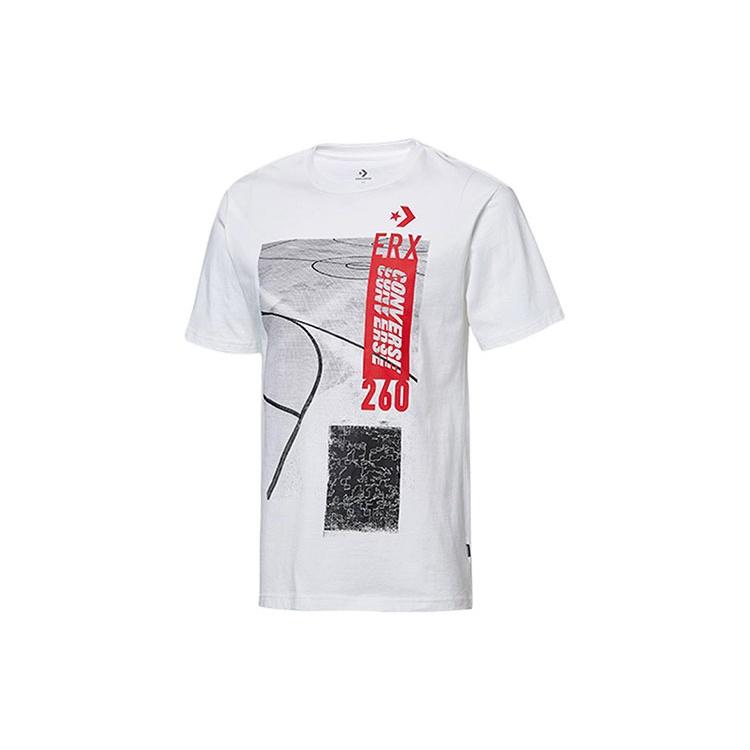 Converse ERX Short Sleeve Graphic Tee Asia Sizing White Men s 10018255-A01 S