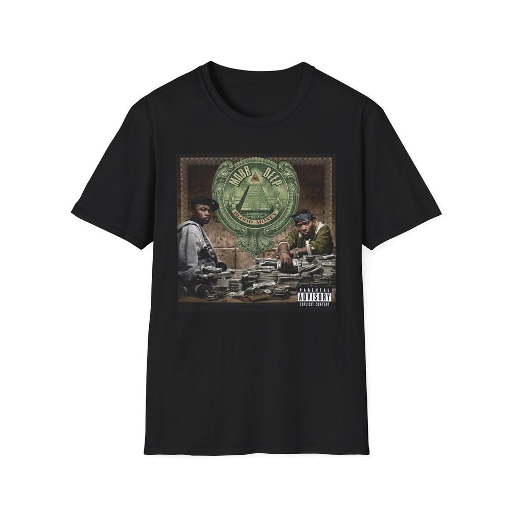 Mobb Deep T-Shirt Blood Money Shirt Hip Hop Tee Mobb Deep Blood Money T-Shirt Unisex T-Shirt XL