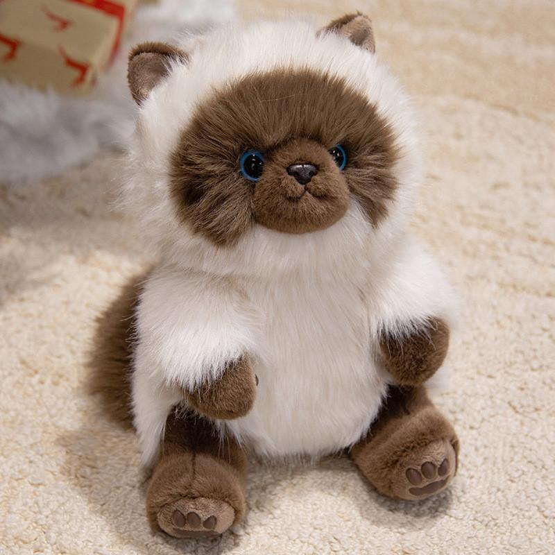 Cute Plush Cat Pendant With Long Plush Material For Gift And Backpack Decoration