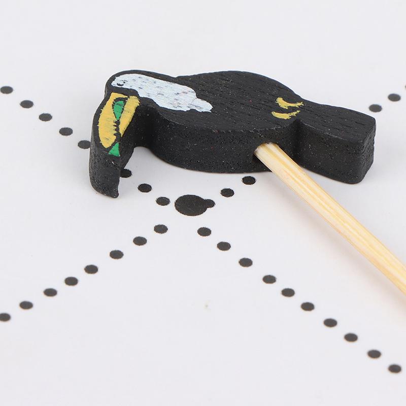 100Pcs Mix Fruit Bamboo Pick Buffet Cactus Leaves Cupcake Fruit Fork Salad Stick