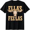Ella’s Fellas T-Shirt, Western Cow Skull Graphic Tee, Vintage Rodeo Shirt
