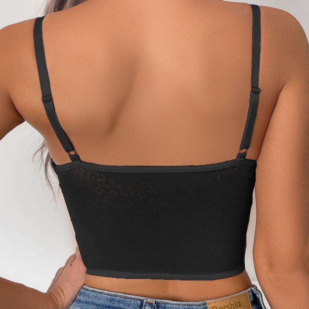 Sommer Bestseller: Europäischer & Amerikanischer Stil Spitze Besatz Ausgeschnitten Dünne Tasse Weste Sexy Dessous
