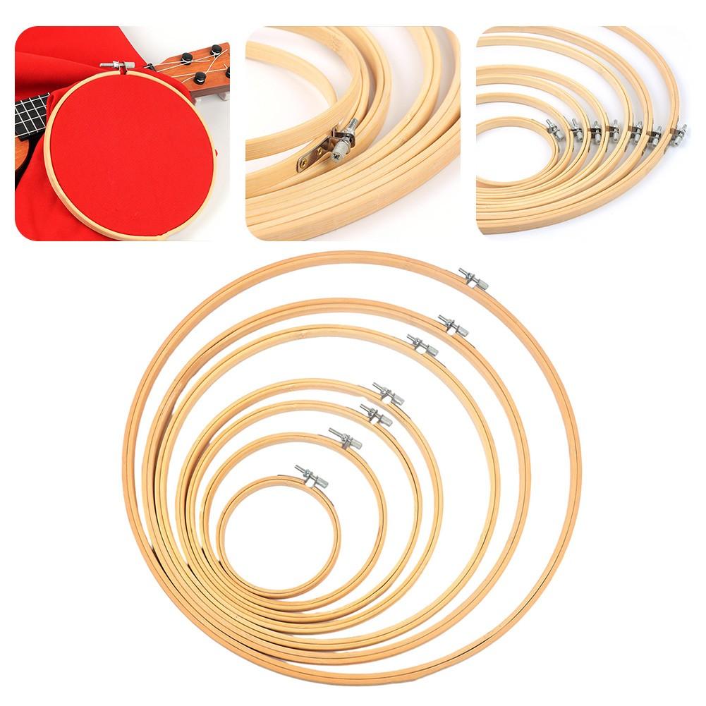 

Embroidery Hoops Tool Embroidery Wooden Frame Hoop Circle Embroidery Shed 18cm