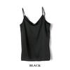 Smooth Suspender Solid Color Base Shirt Glossy Sling Pure Color Base Shirt