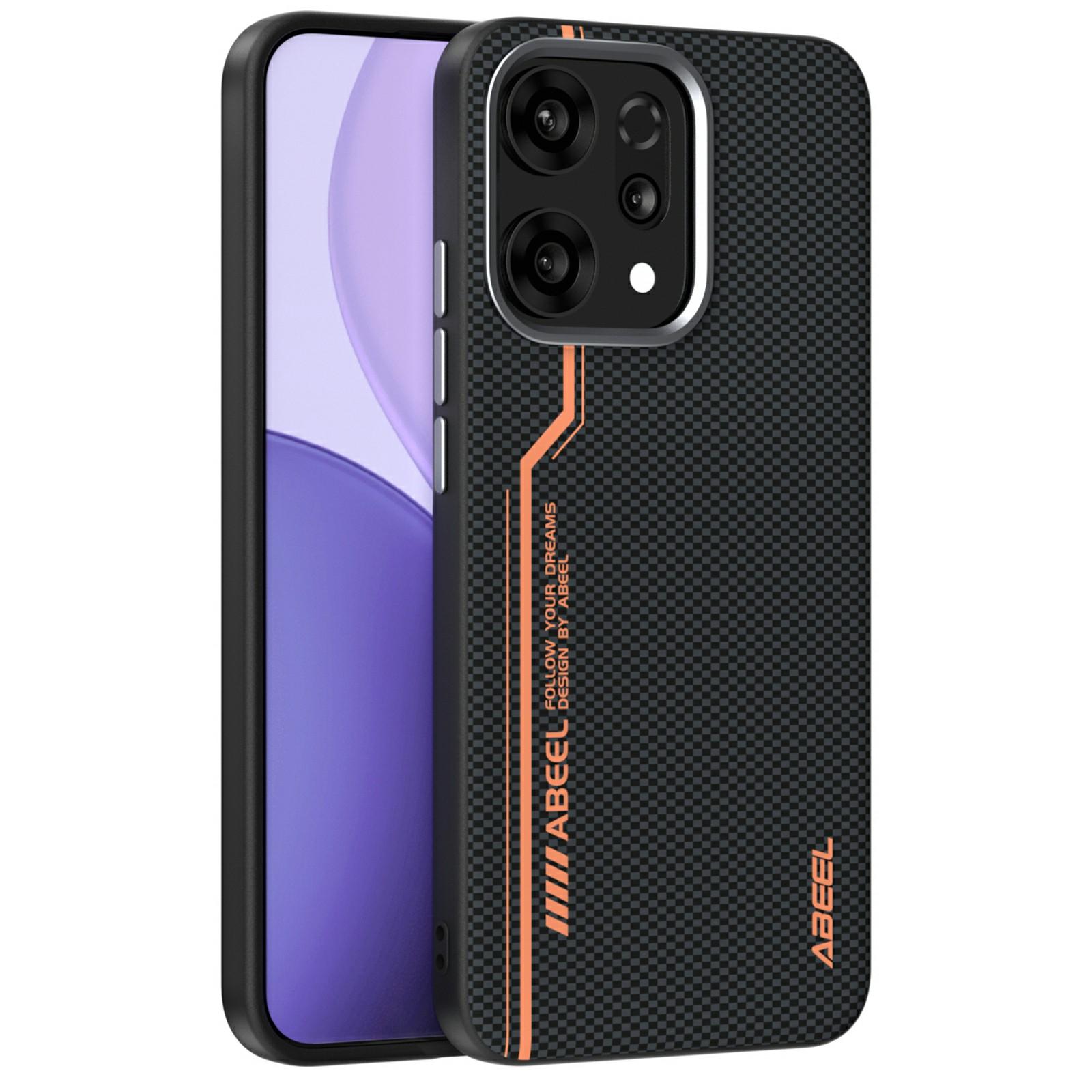 

ABEEL Чохол для Oppo Reno14 Pro 5G Сумісний з MagSafe Друкований ПК ТПУ Алюмінієвий сплав Шкіряний Чохол для Телефону Outstanding No. 2