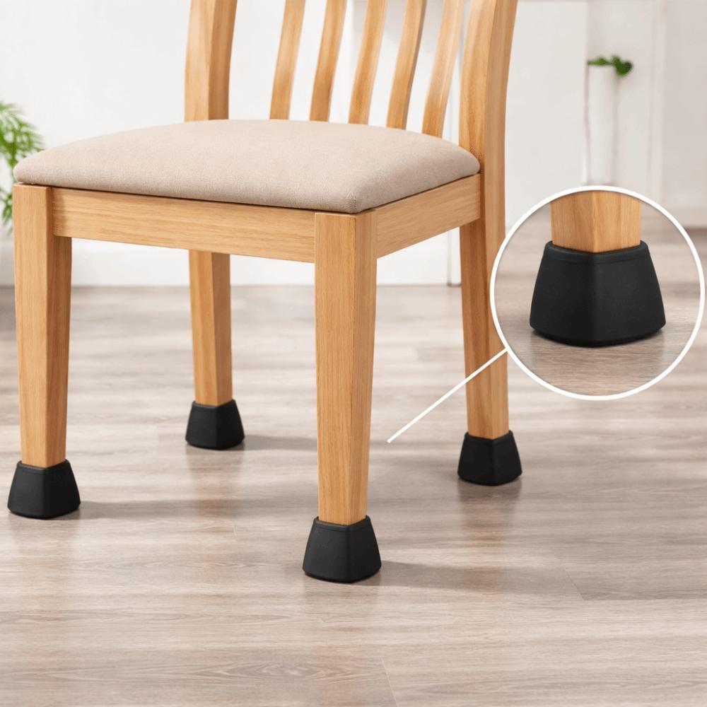 24PCS Non-slip Furniture Legs Protectors Noise Reduction Table Feet Cover  Floor Protection