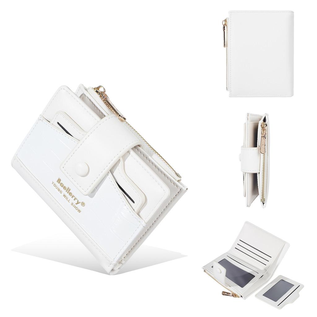 Womens Pu Wallet With Card Slots And Money Clip For Daily Use