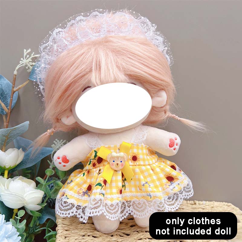 Cotton Doll Clothes Cute Dres JK Lolita Uniform Clothes for 20cm Cotton Doll DIY Dress Up Clothing Accessorie Toy For  Girl Gift