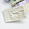 Juletre Reinsdyr Silikonform Fondantkake Sugarcraft Dekoreringsverktøy