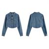 Damen Klassische Hongkong Retro Denim Hemdjacke - Locker, Vielseitig, Neues Herbstdesign 2026