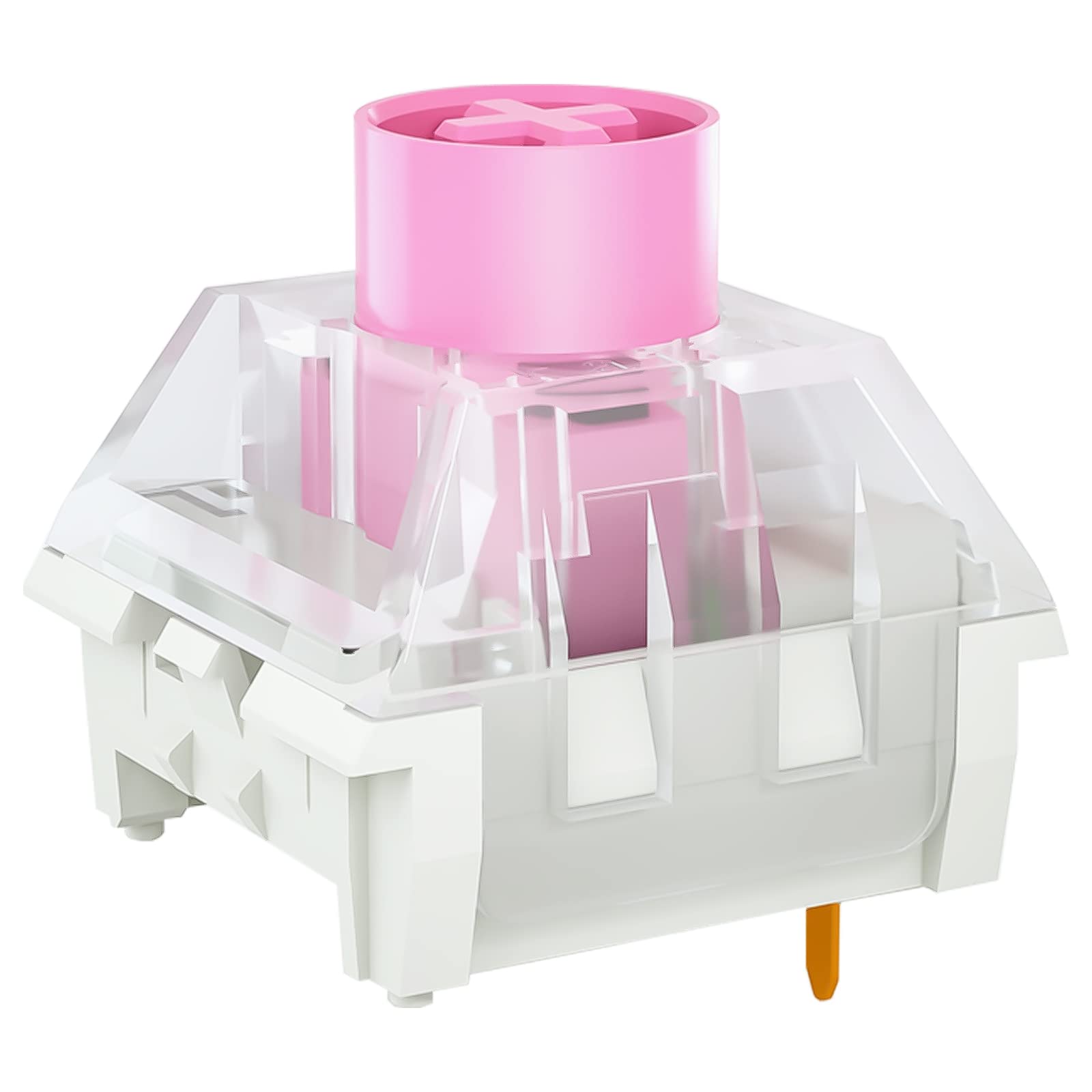 

DRAOZA Kailh Box Silent Pink Switches, RGB SMD Linear Switches, Dustproof, for Mechanical Keyboard MX Switches (Kailh Silent Pink, 10-Pack)